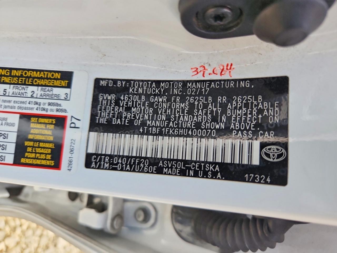 Toyota Camry Se