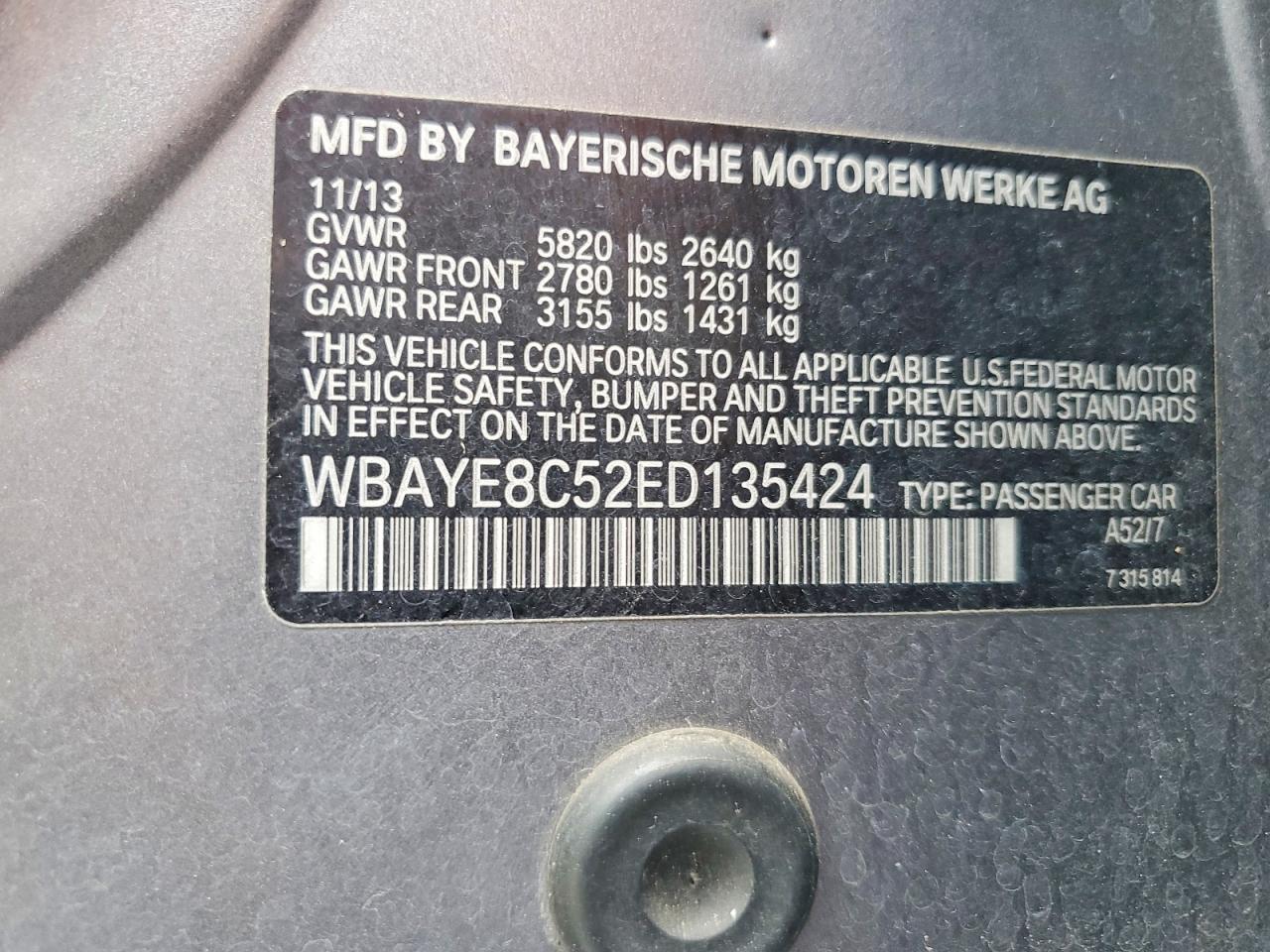 BMW 7 Series Li