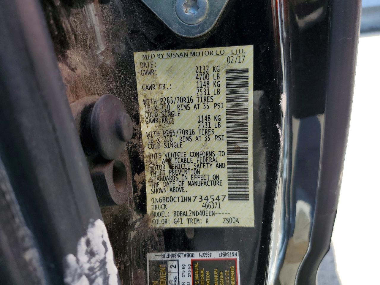 Nissan Frontier Sv