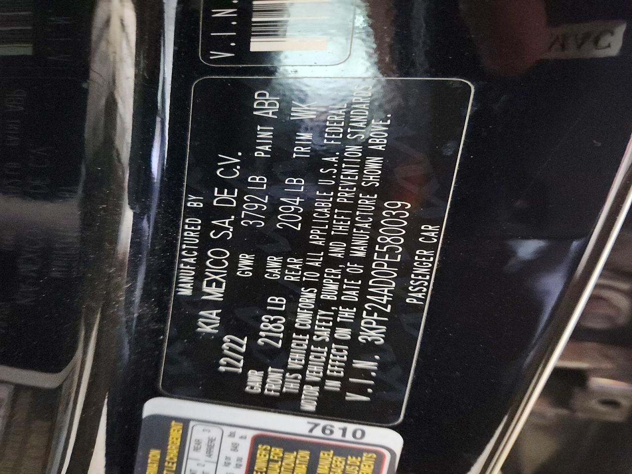 Kia Forte Lxs