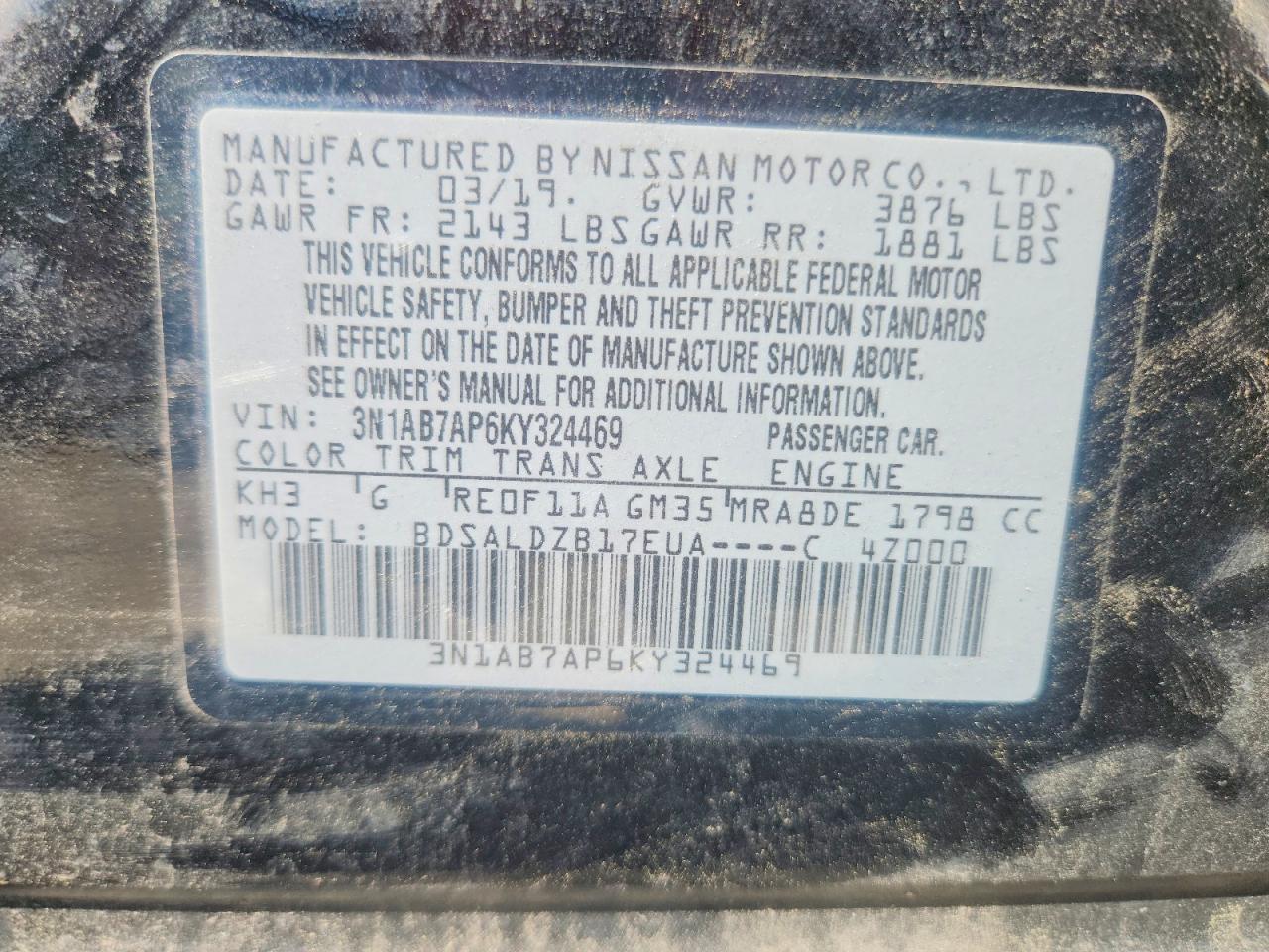 Nissan Sentra Sv