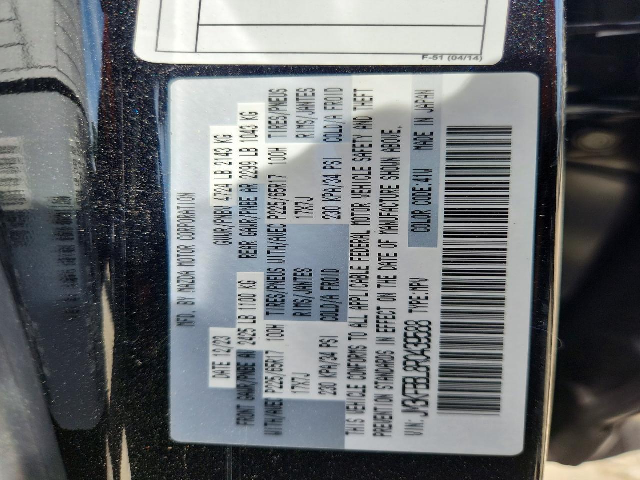 Mazda Cx Select