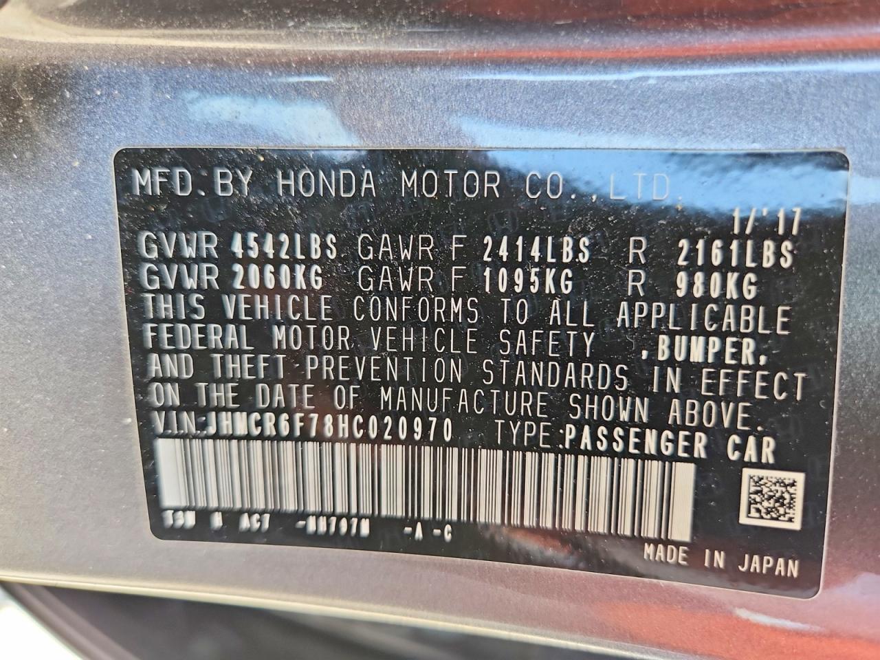 Honda Accord Touring Hybrid
