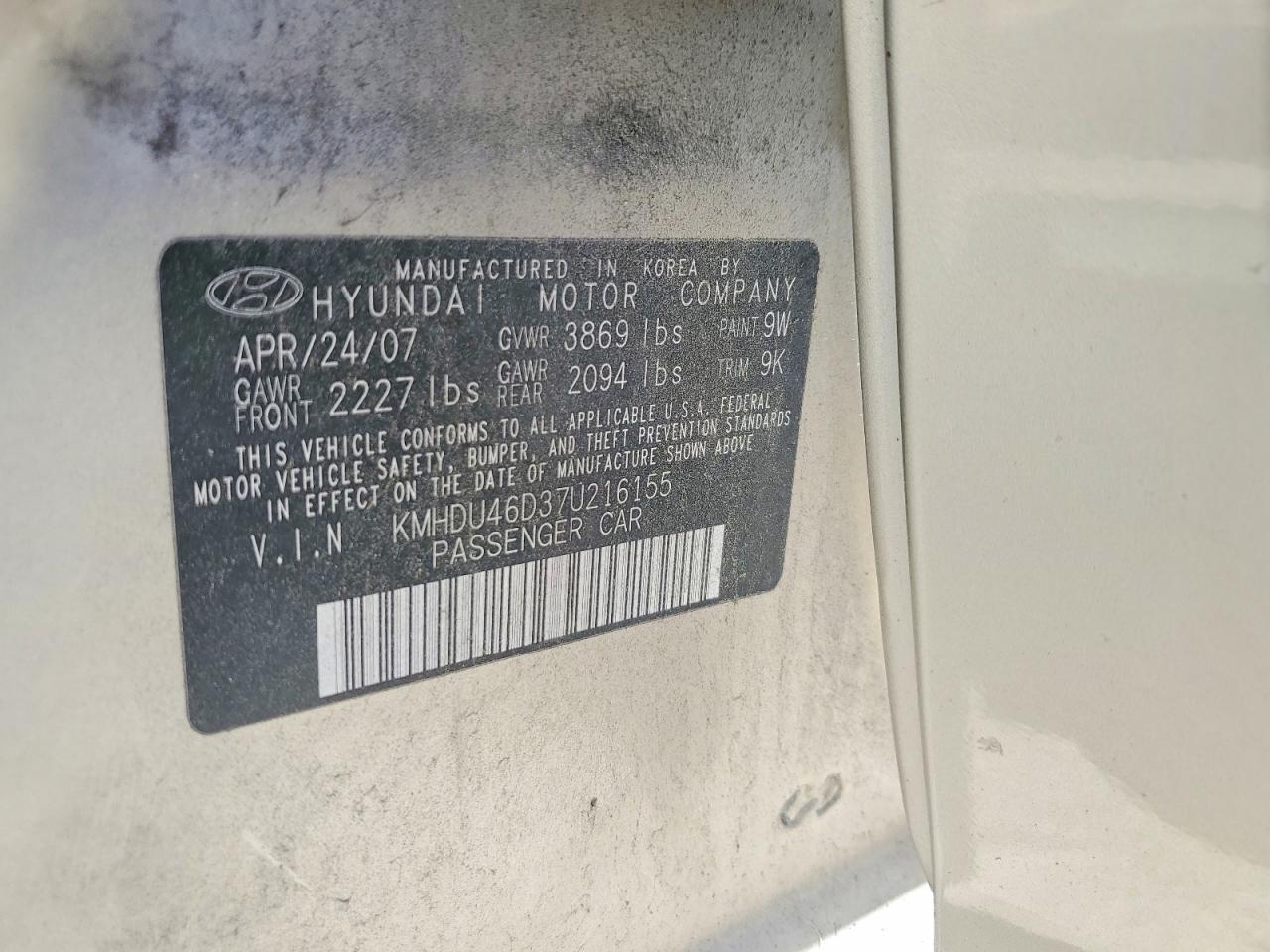 Hyundai ELANTRA Gls