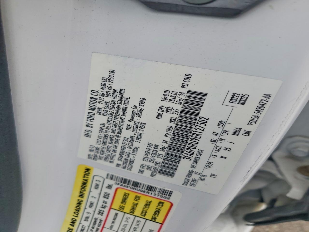 Ford Fusion Titanium Hev