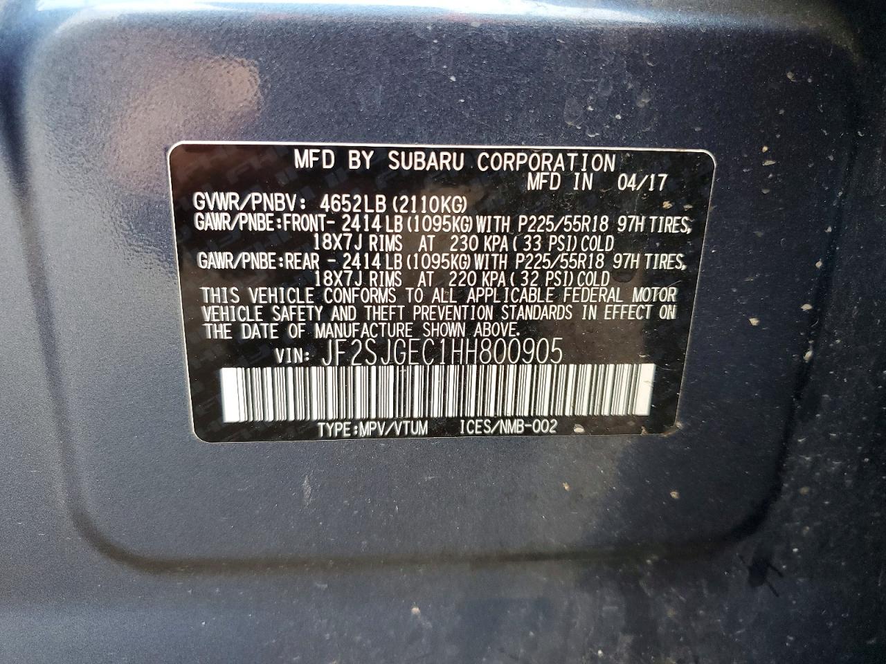 Subaru Forester 2.0xt Premium