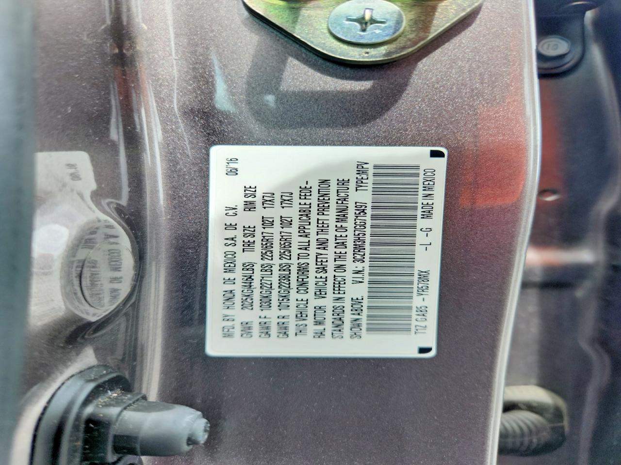 Honda Crv Ex