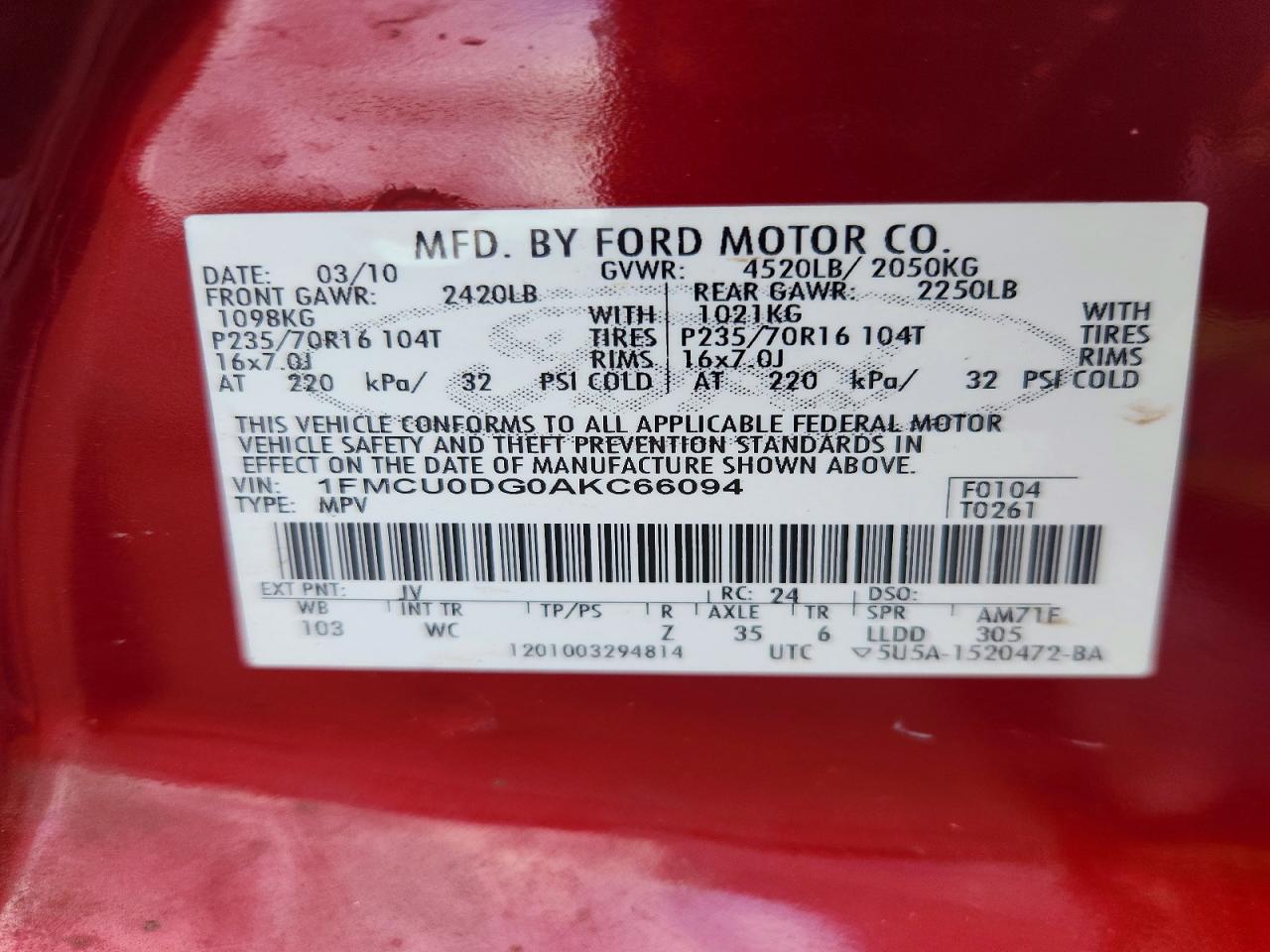 Ford Escape Xlt