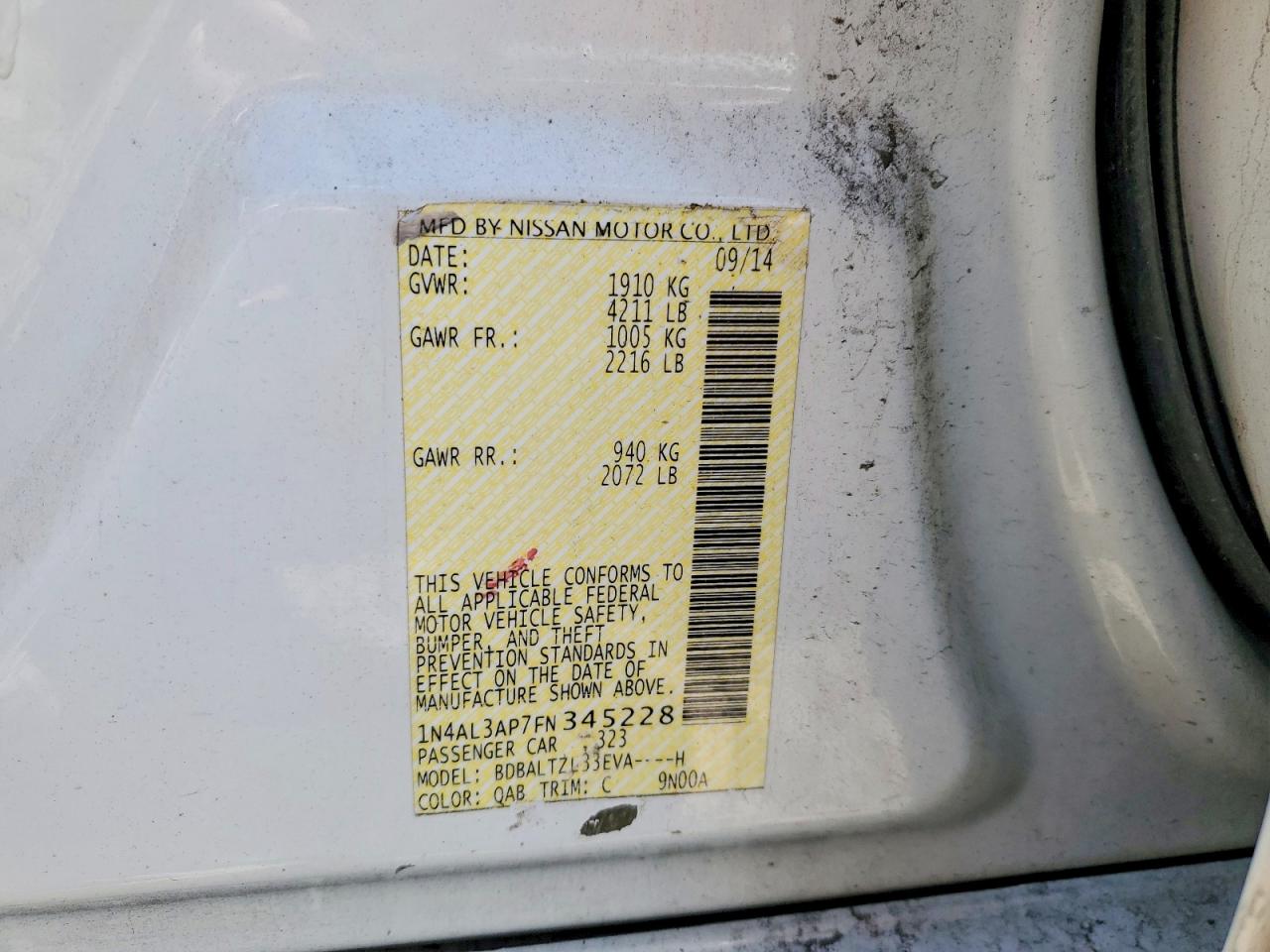 Nissan Altima 2.5 Sl