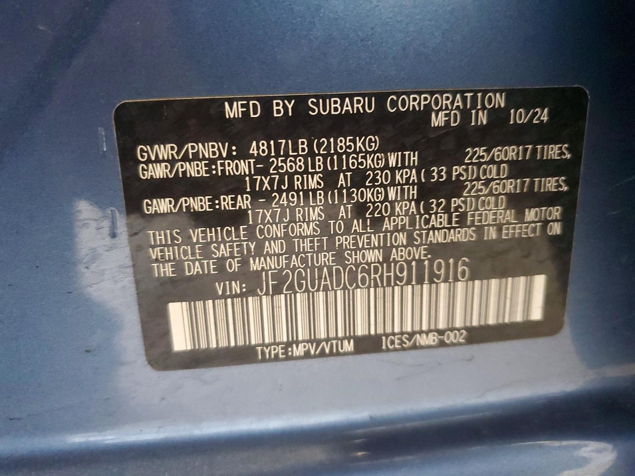 Subaru Crosstrek Premium