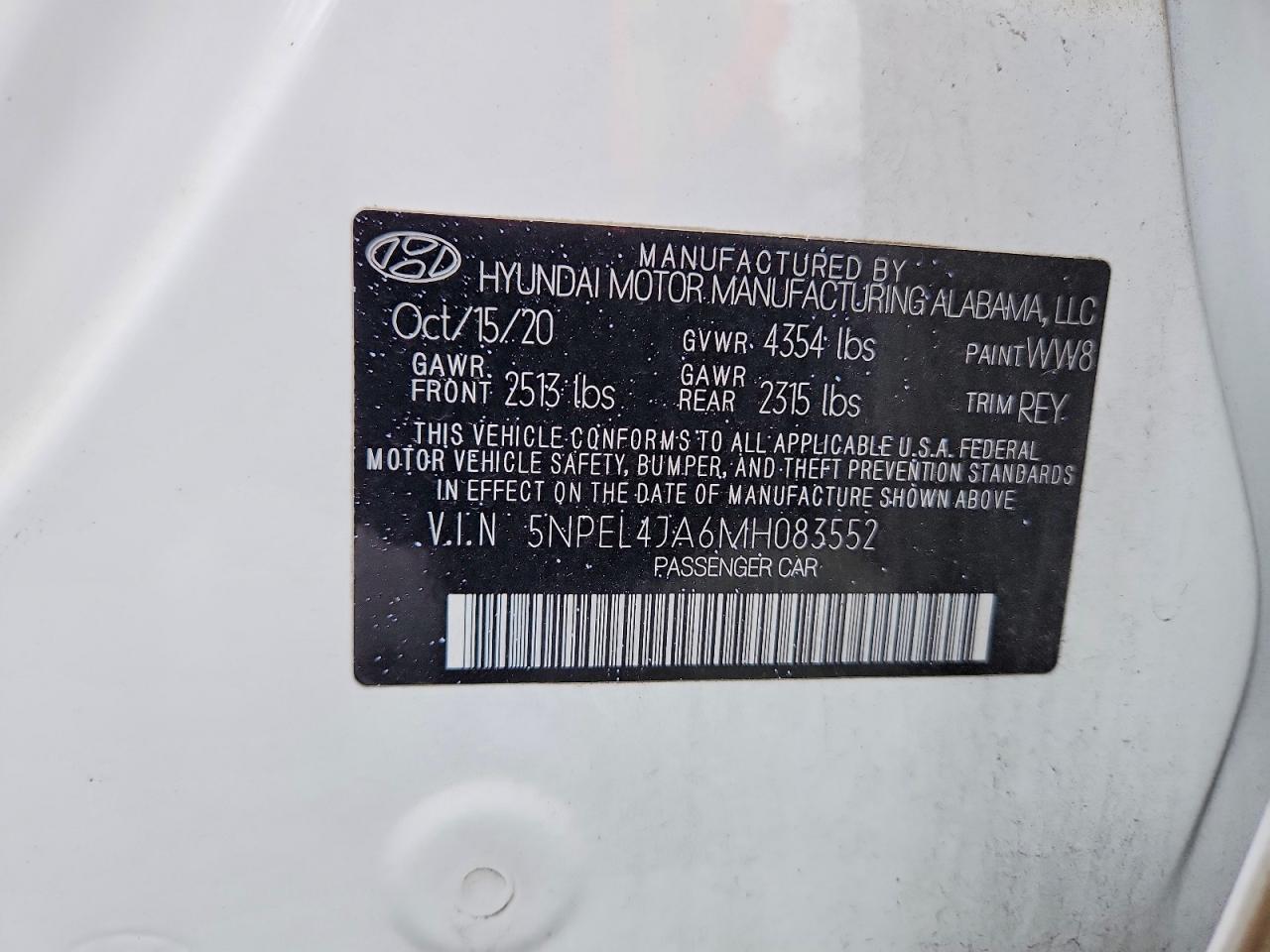 Hyundai SONATA Sel