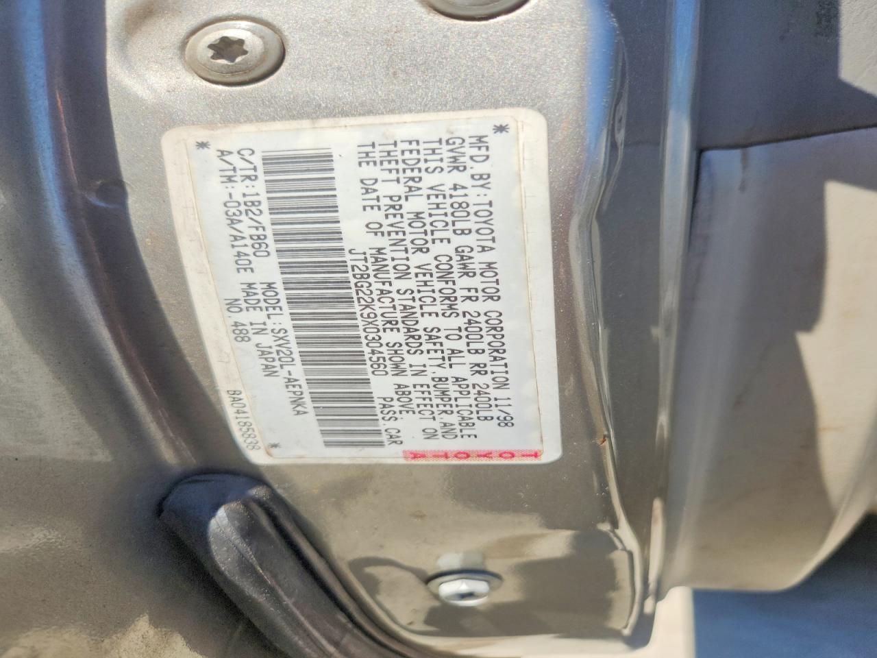 Toyota Camry Le