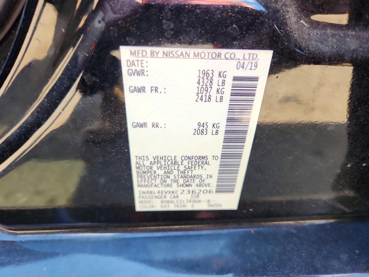 Nissan Altima Sl