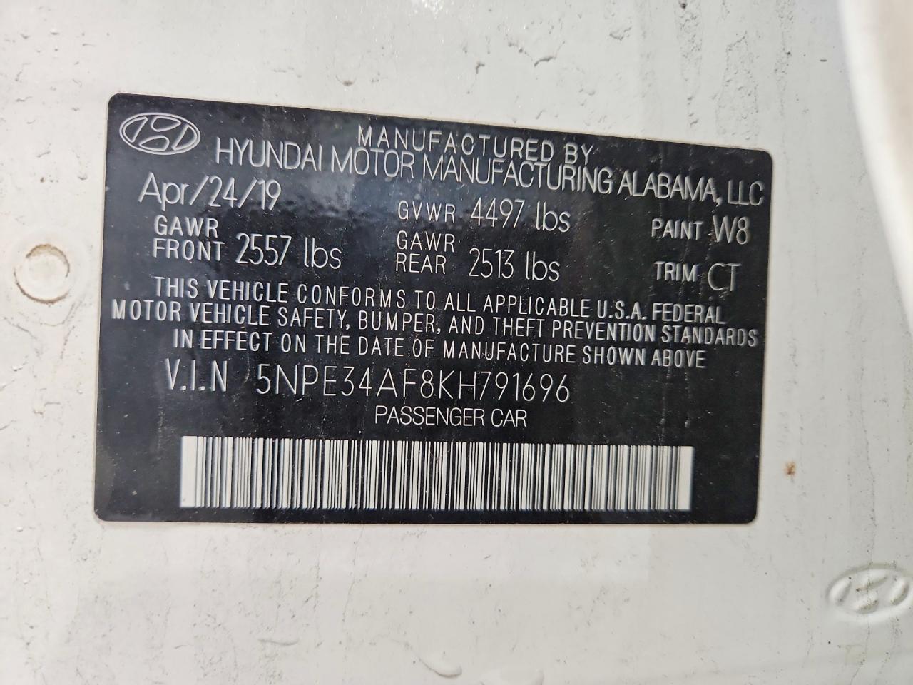 Hyundai SONATA Sel