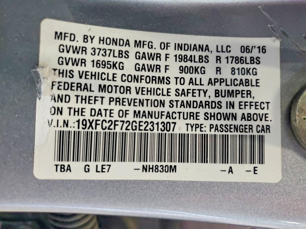 Honda Civic Ex