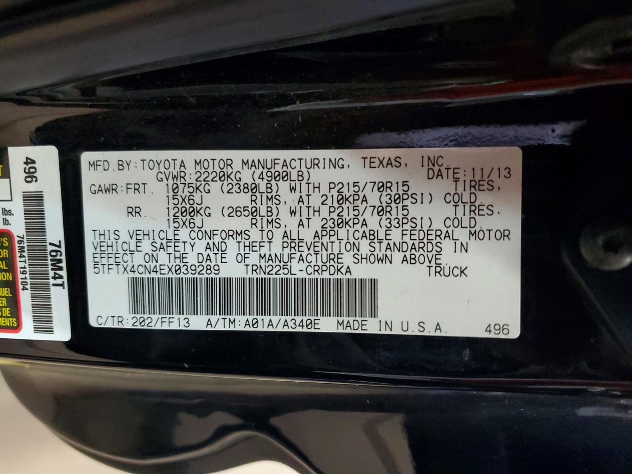 Toyota Tacoma Access Cab