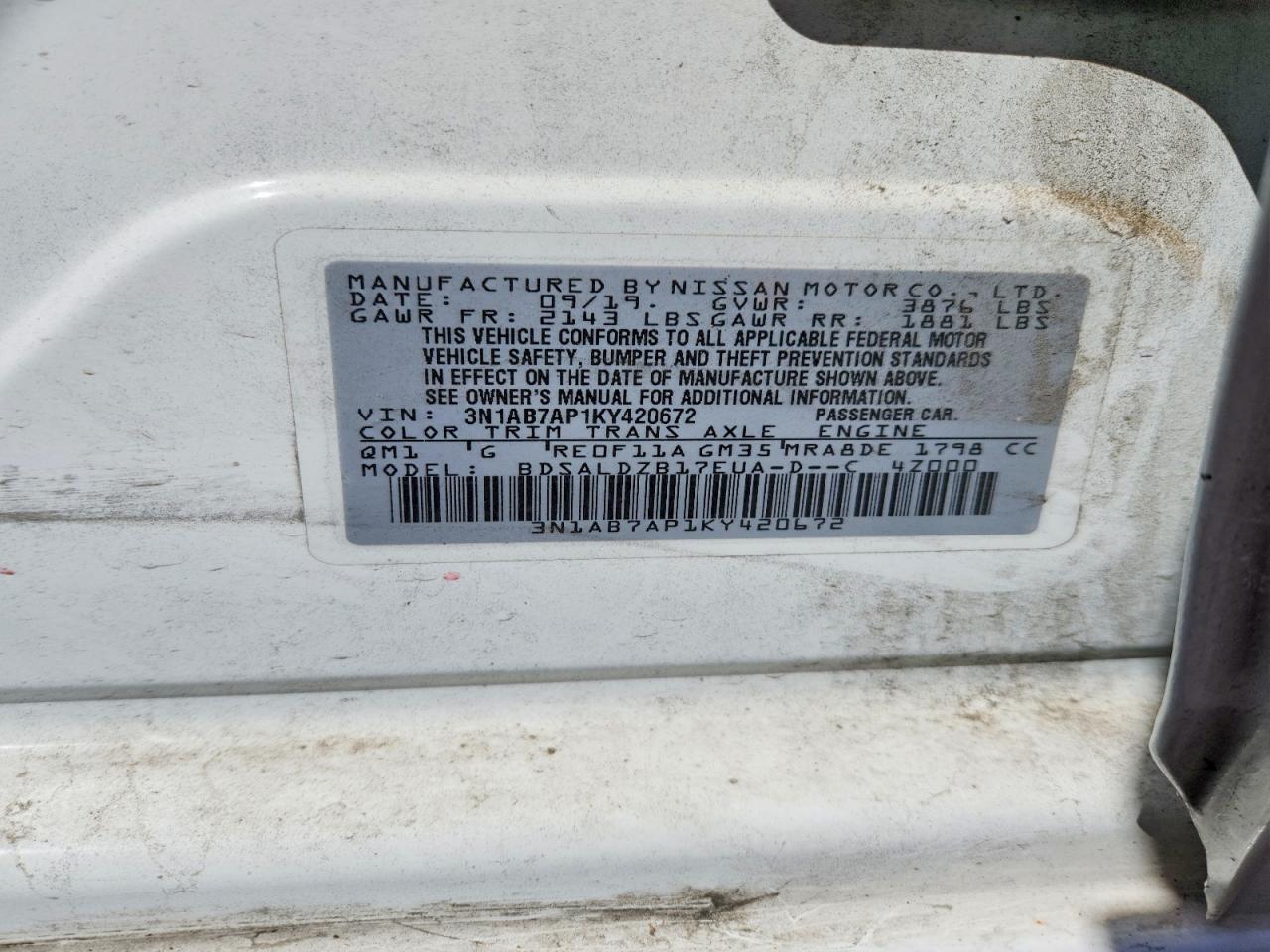 Nissan Sentra Sv