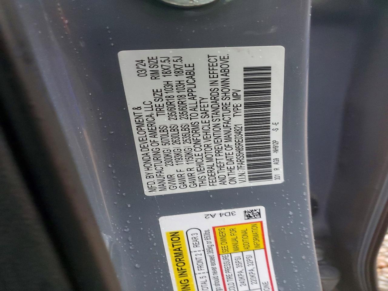 Honda Crv Sport-l