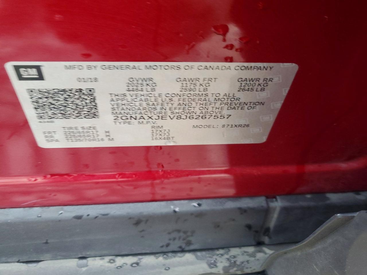Chevrolet Equinox Lt