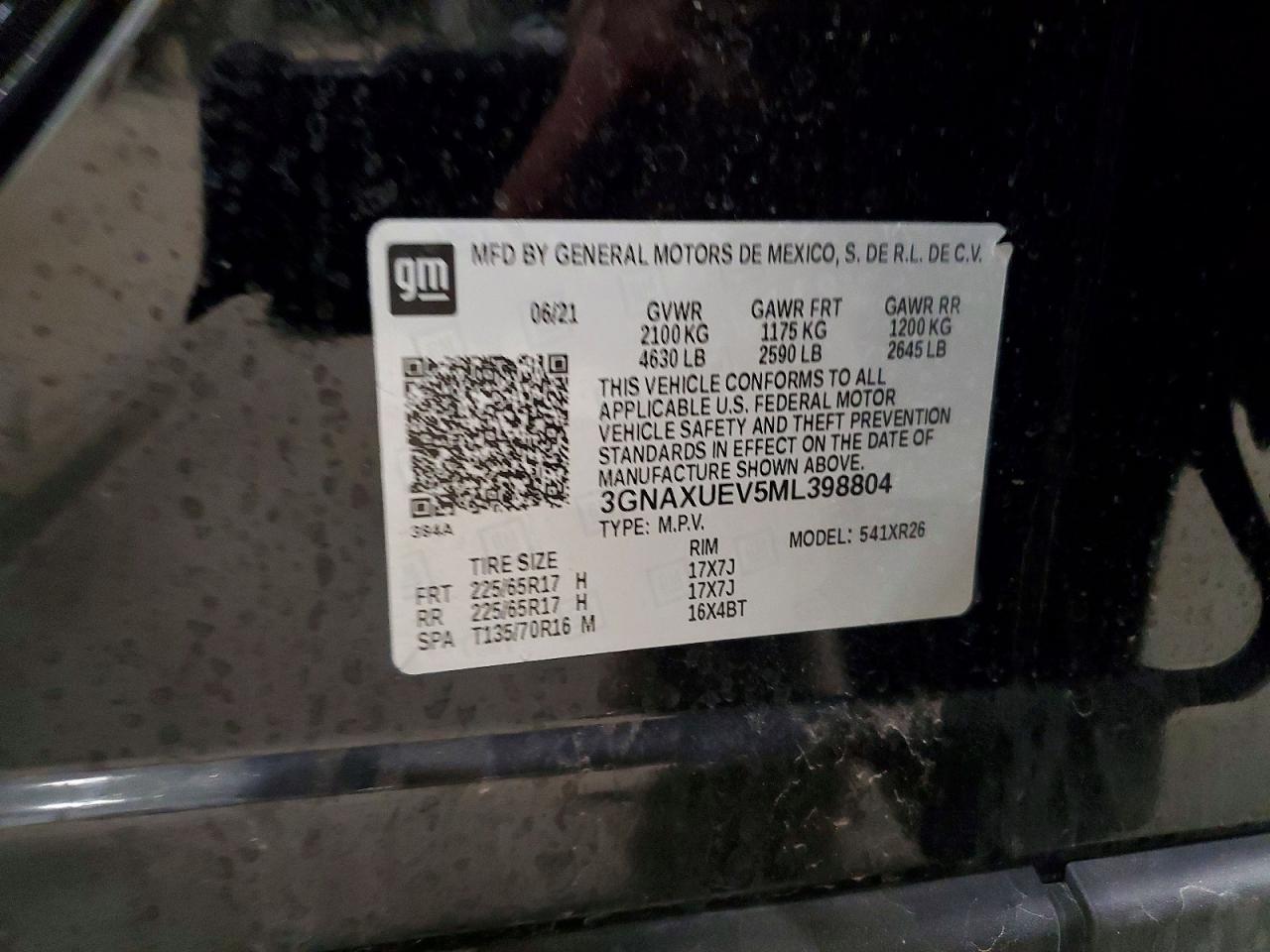 Chevrolet Equinox Lt