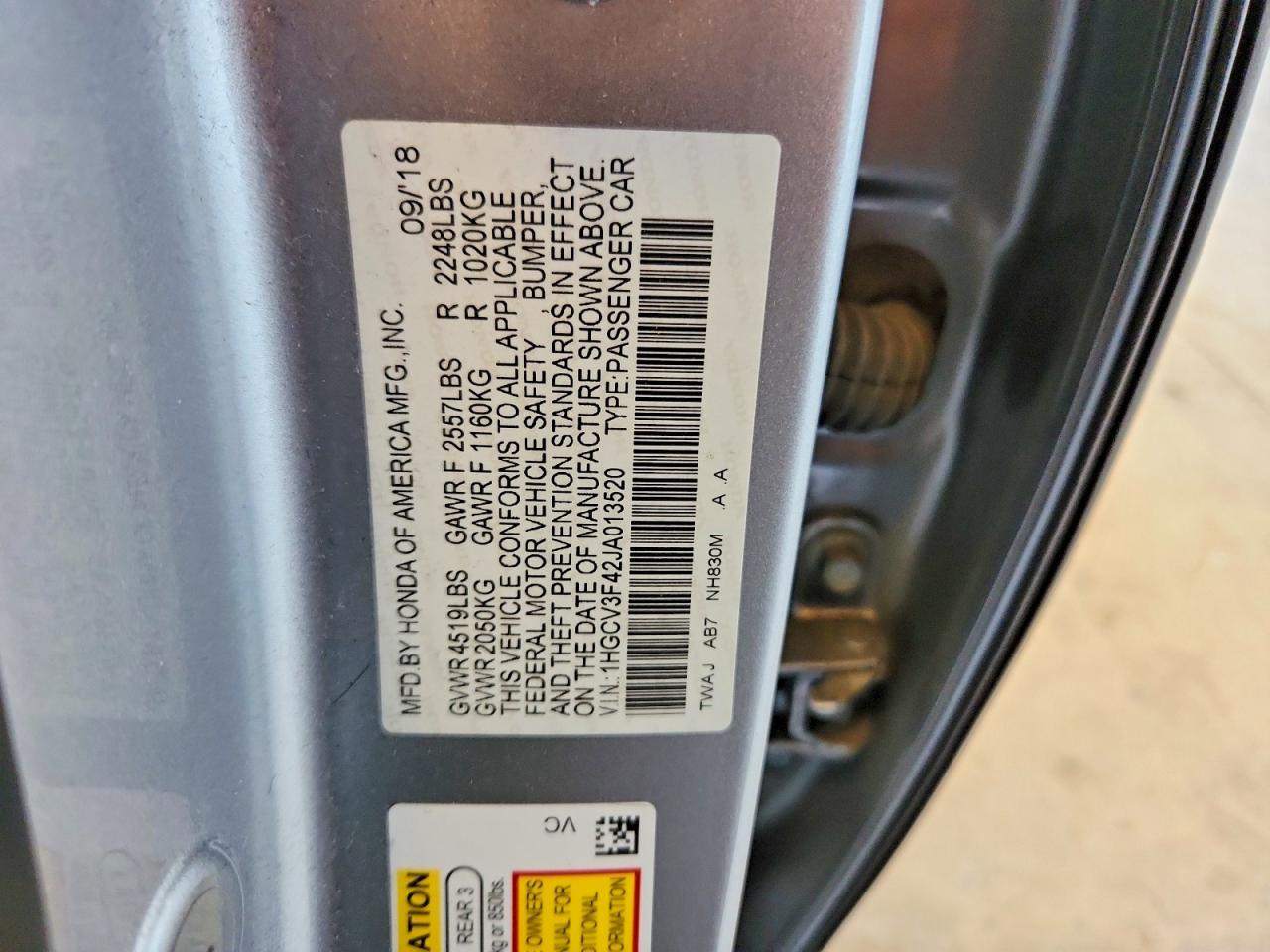 Honda Accord Hybrid Ex