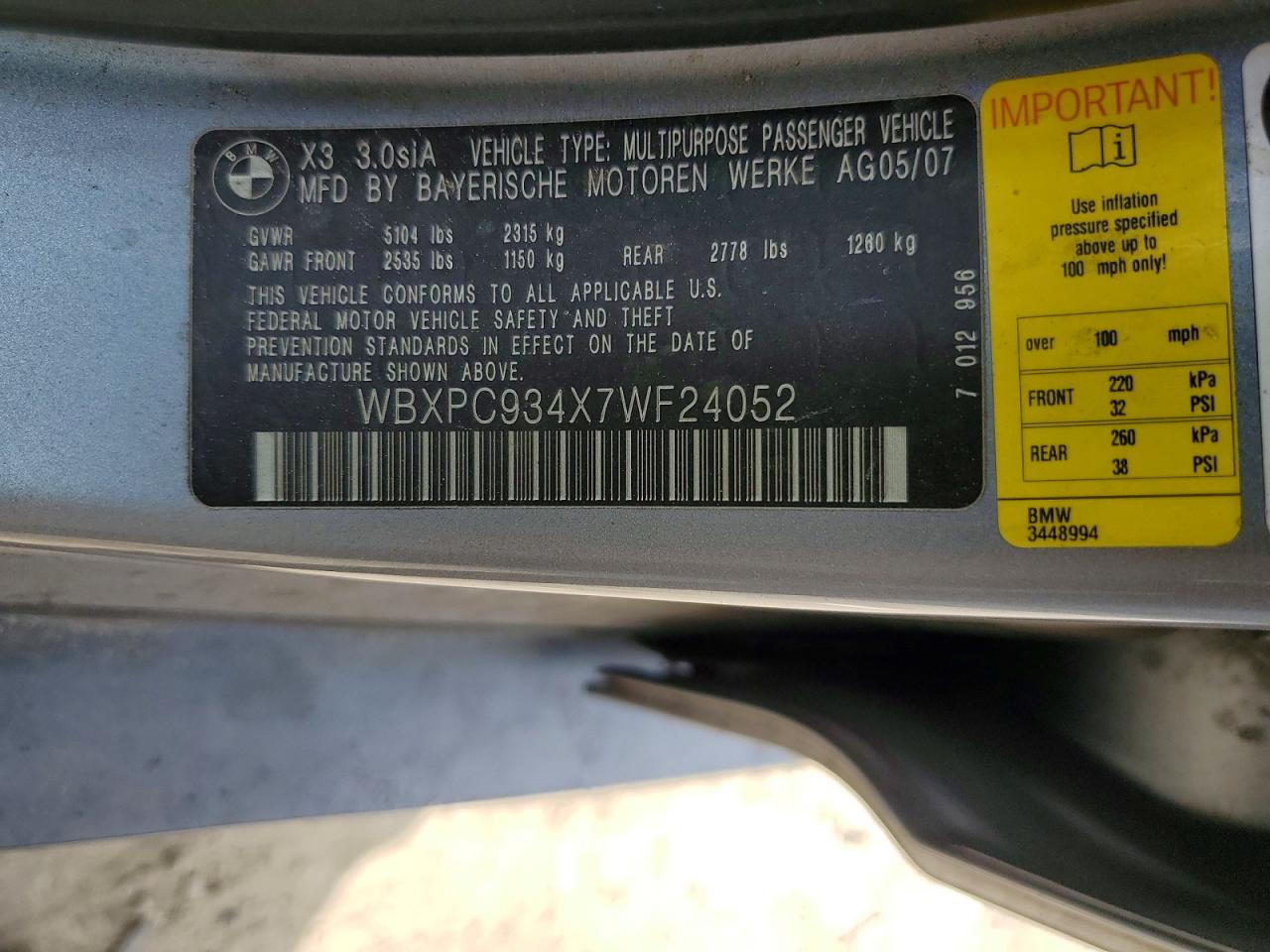 BMW X Series 3.0si