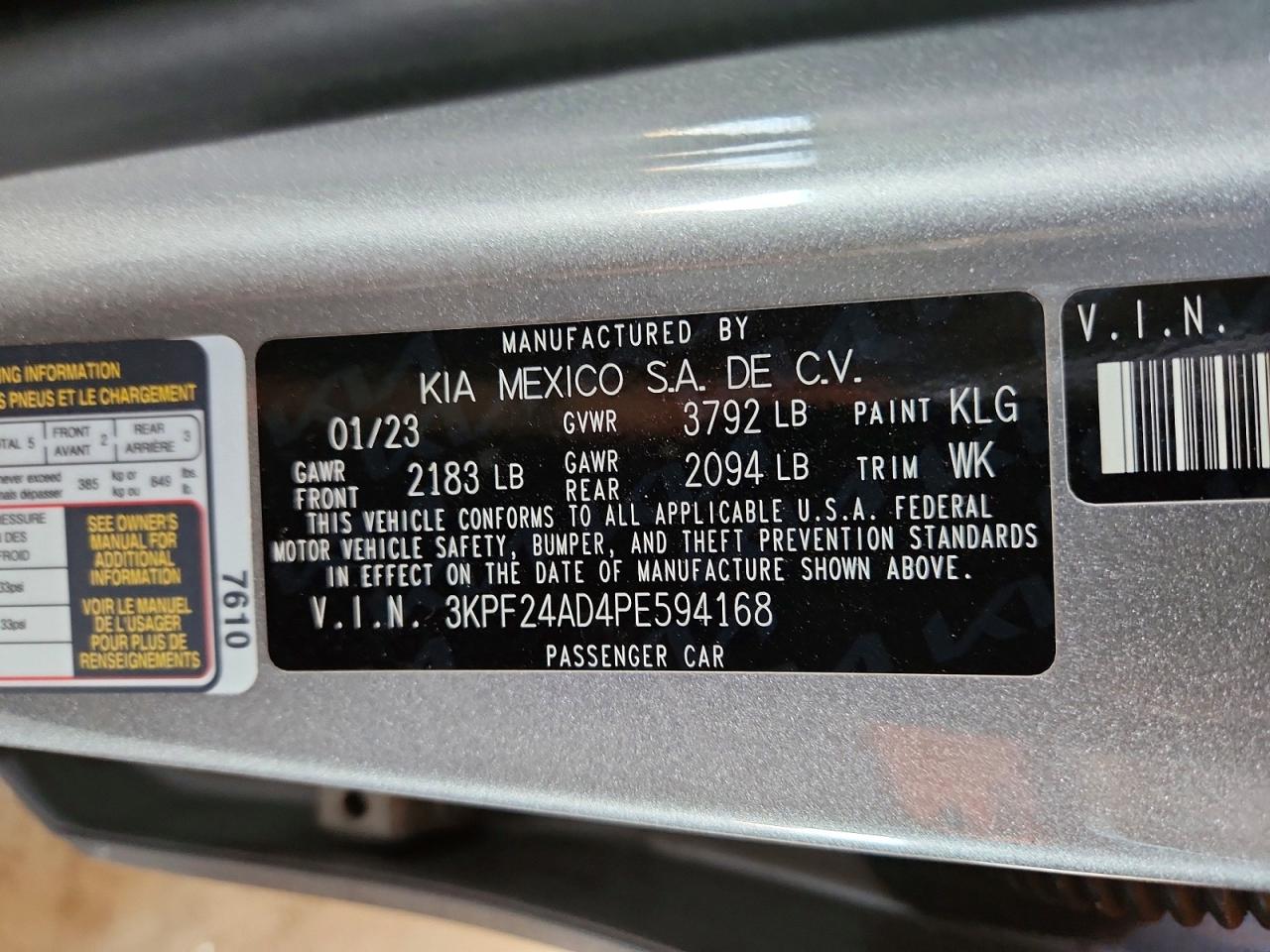Kia Forte Lxs