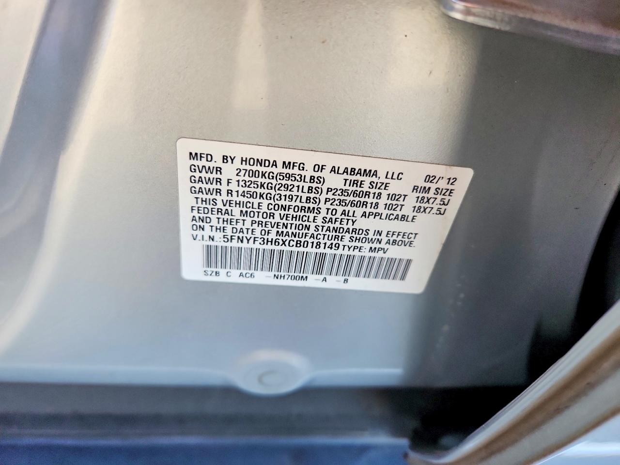 Honda Pilot Exl