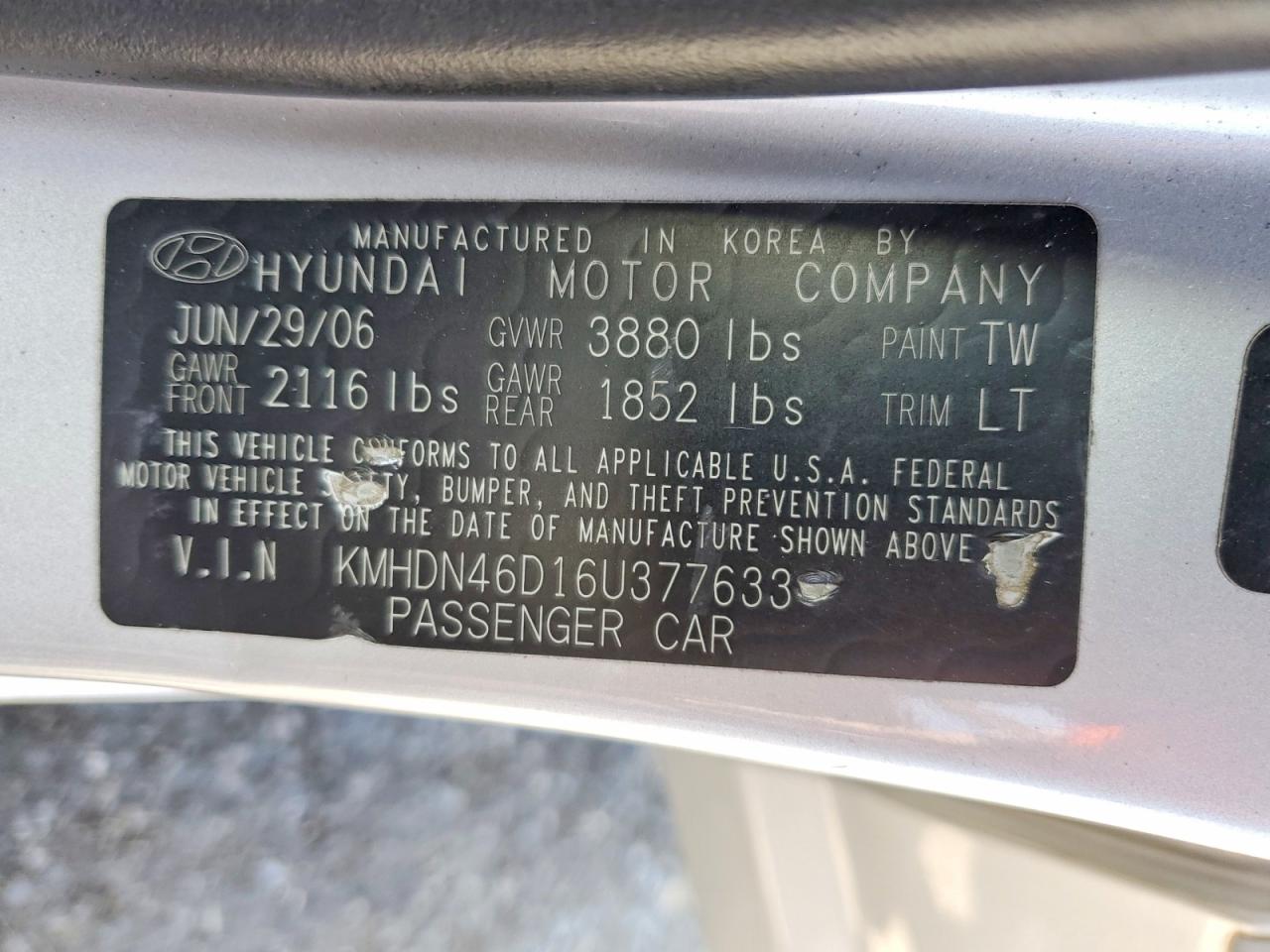 Hyundai ELANTRA Gls