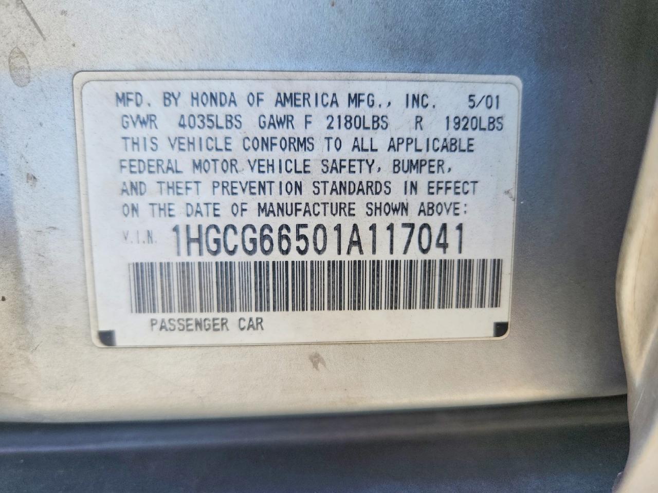 Honda Accord Lx