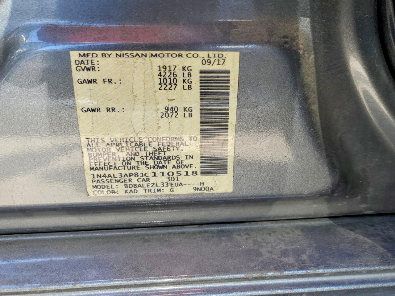Nissan Altima 2.5 S