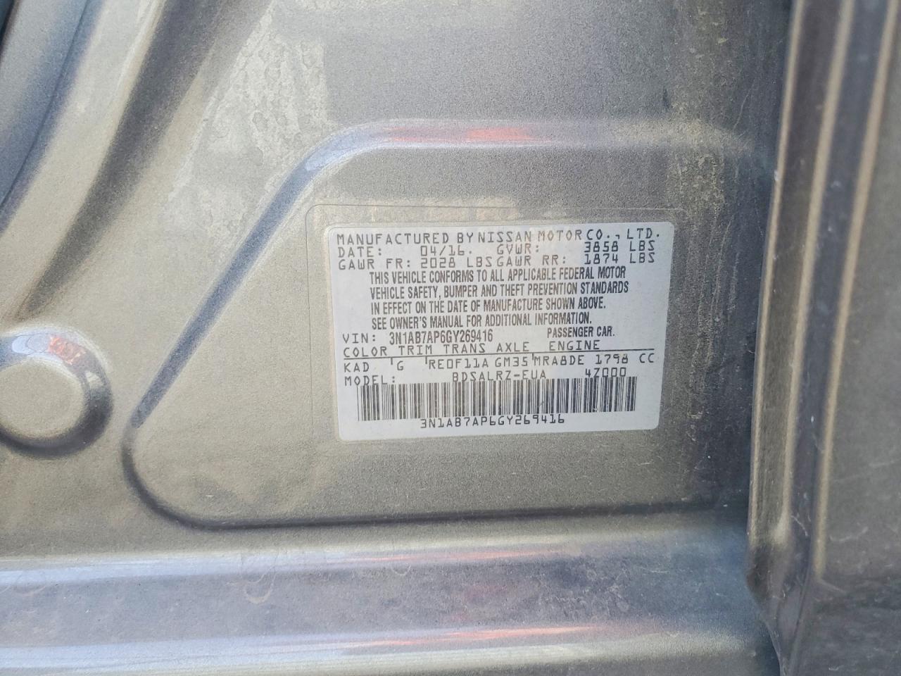 Nissan Sentra Sr