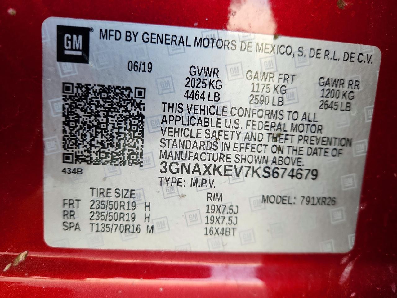 Chevrolet Equinox Lt