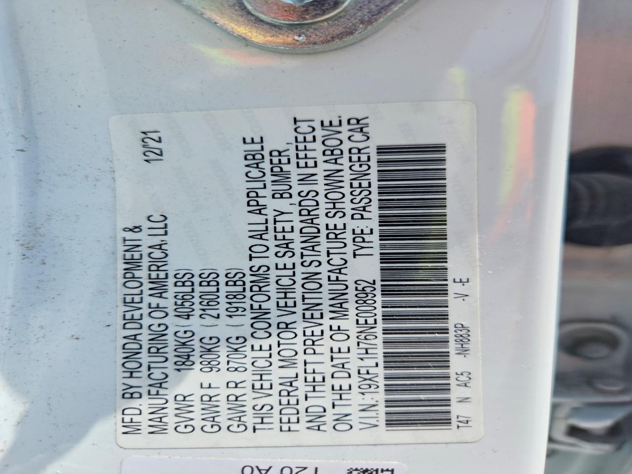 Honda Civic Exl