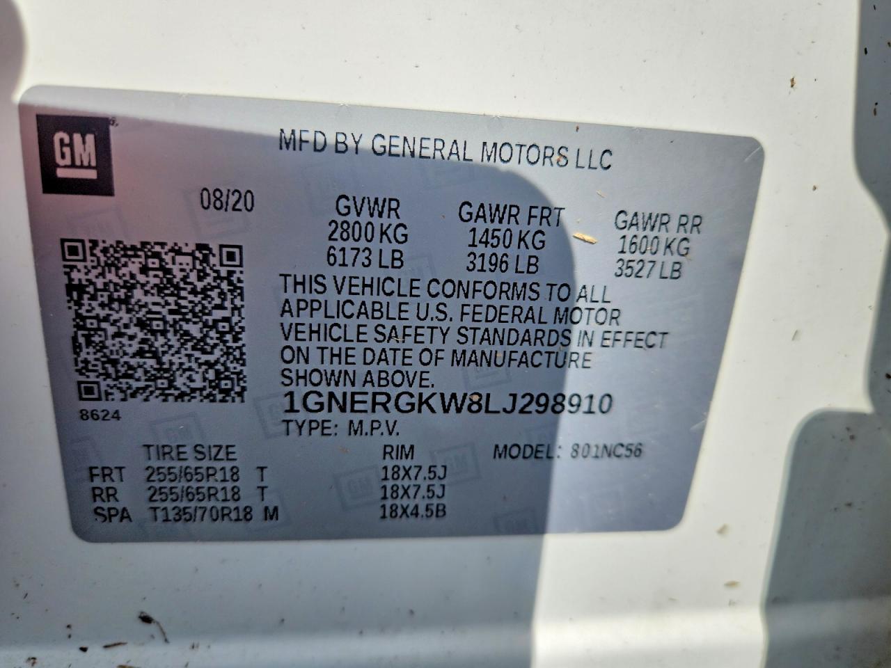 Chevrolet Traverse Lt