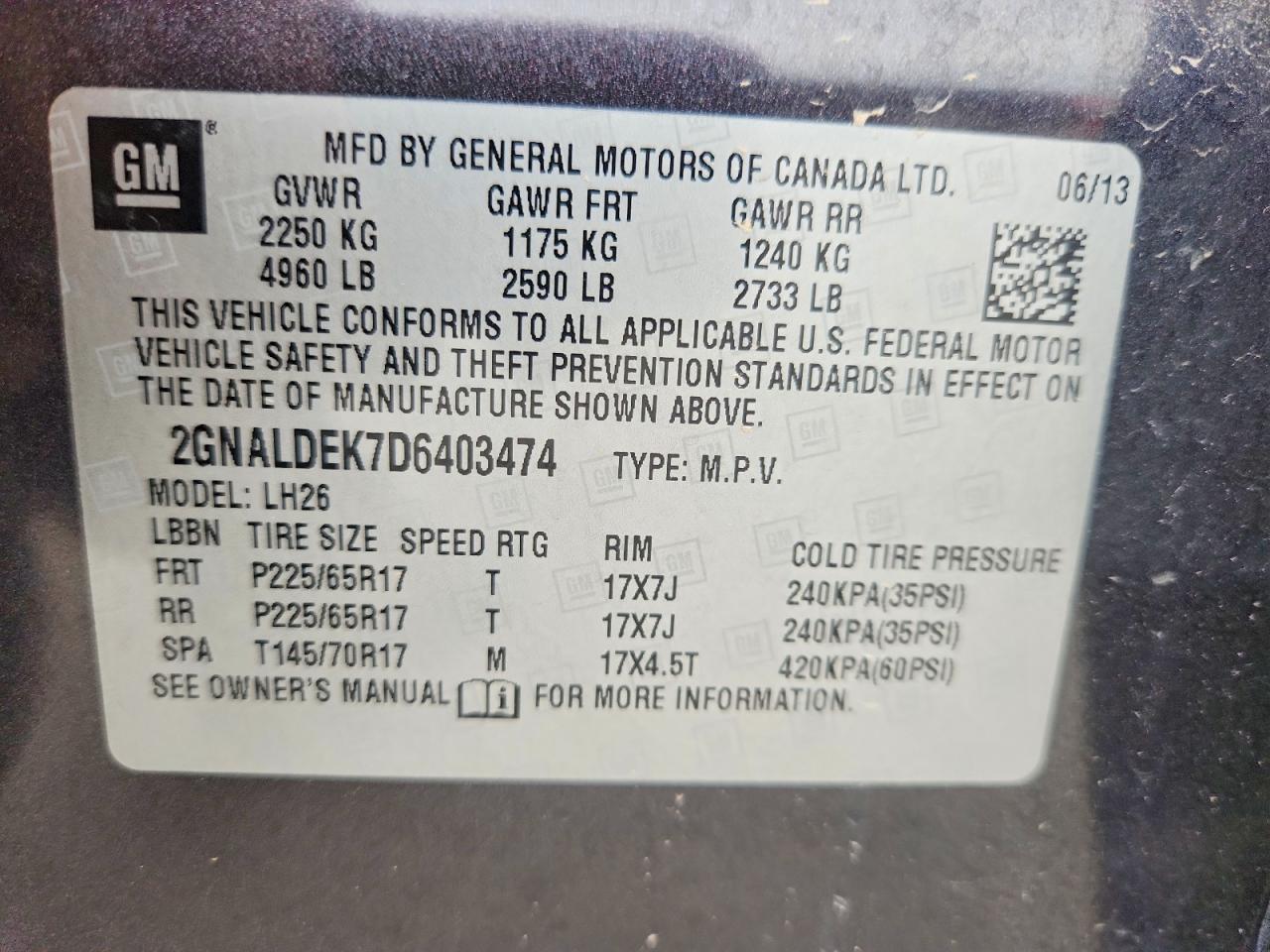 Chevrolet Equinox Lt