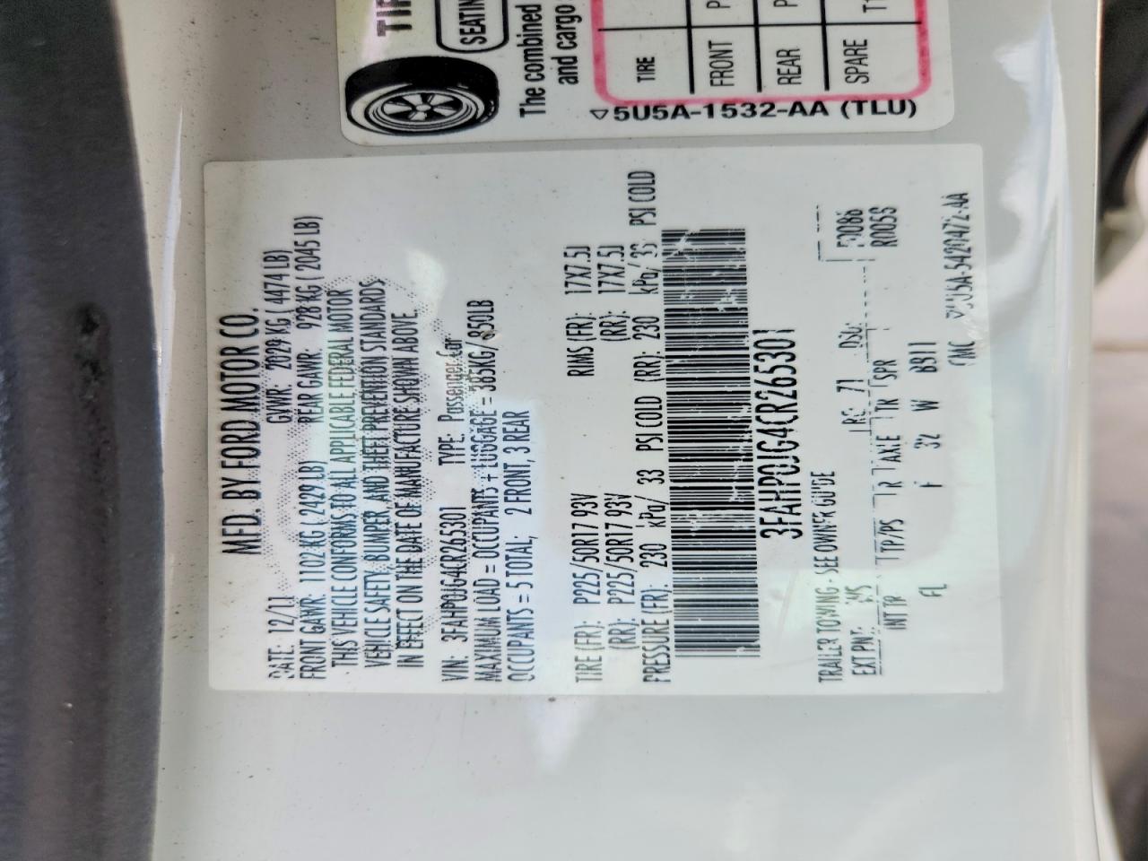 Ford Fusion Sel