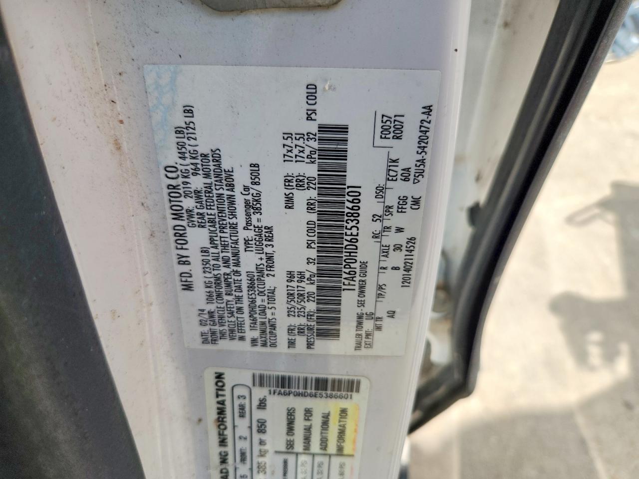 Ford Fusion Se