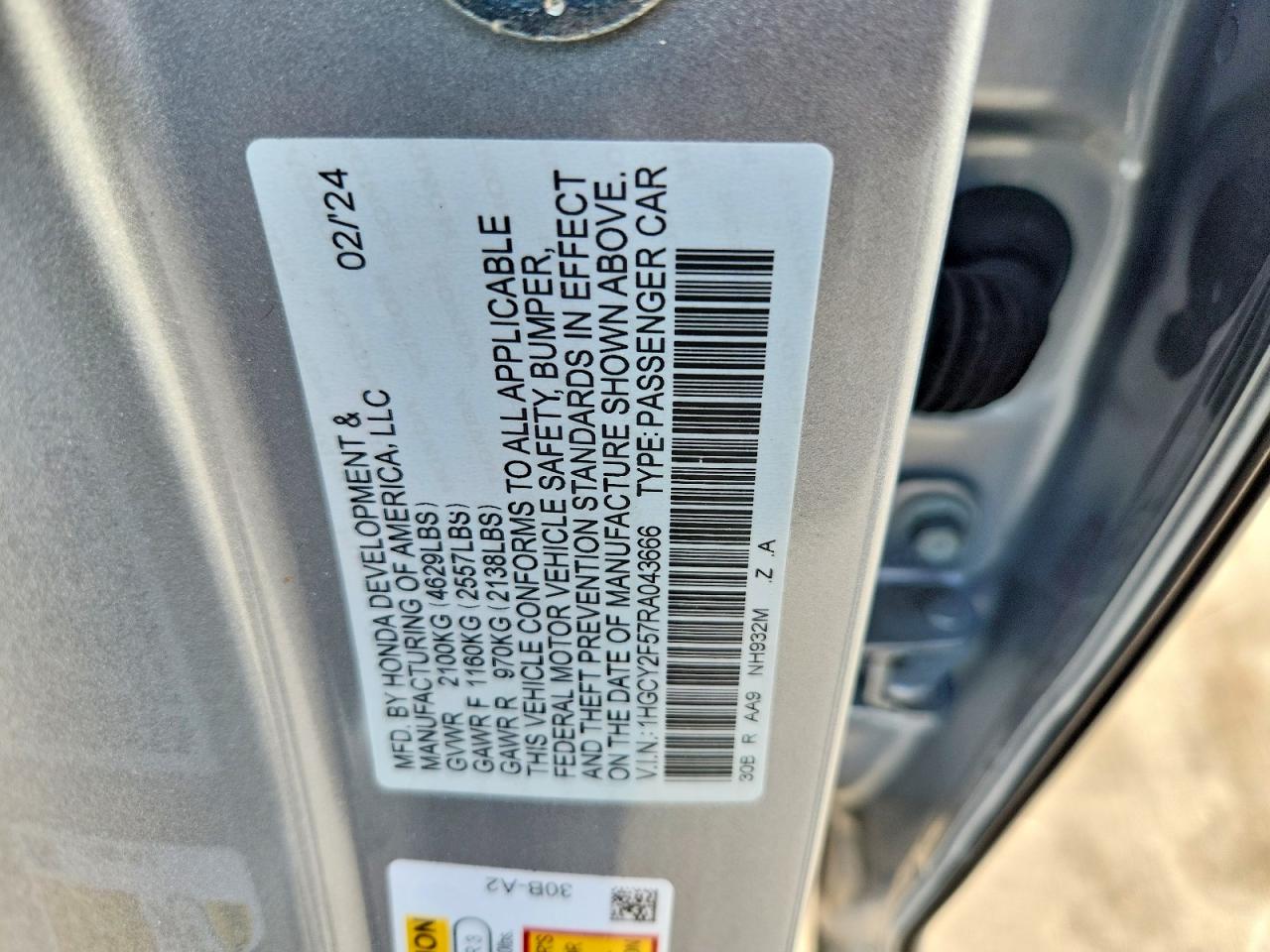 Honda Accord Hybrid Sport
