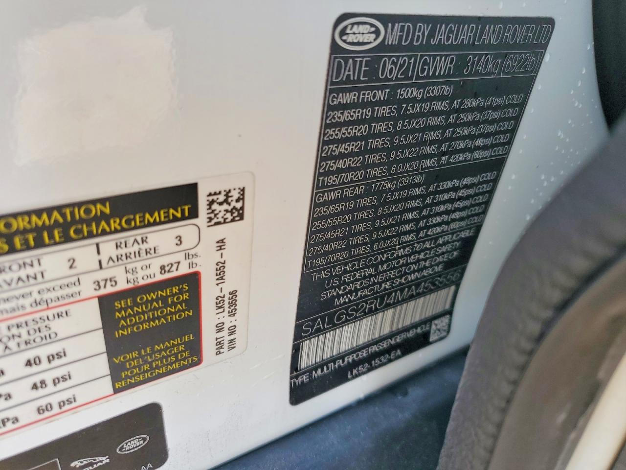 Land Rover Range Rover Hse Westminster Edition