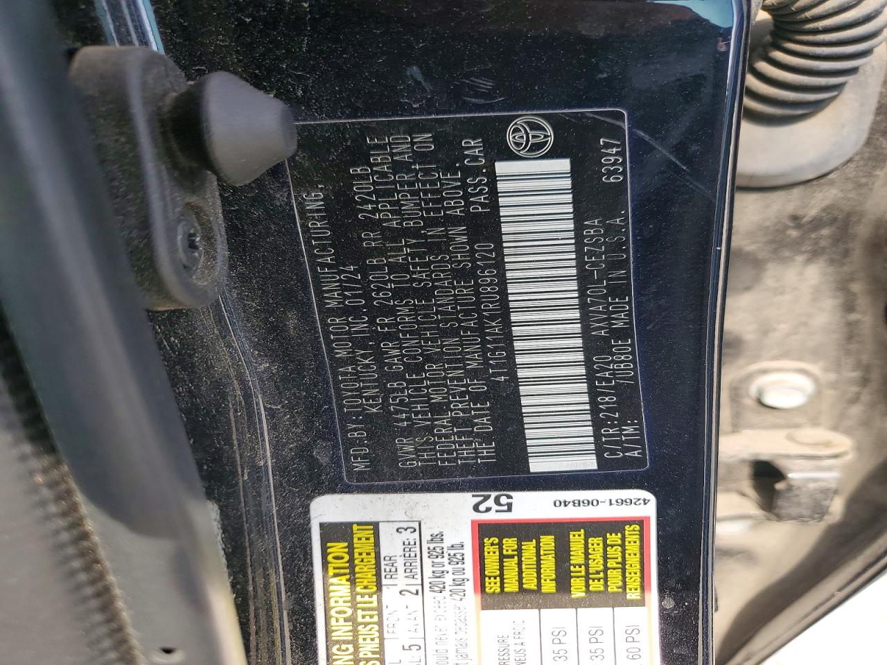 Toyota Camry Se