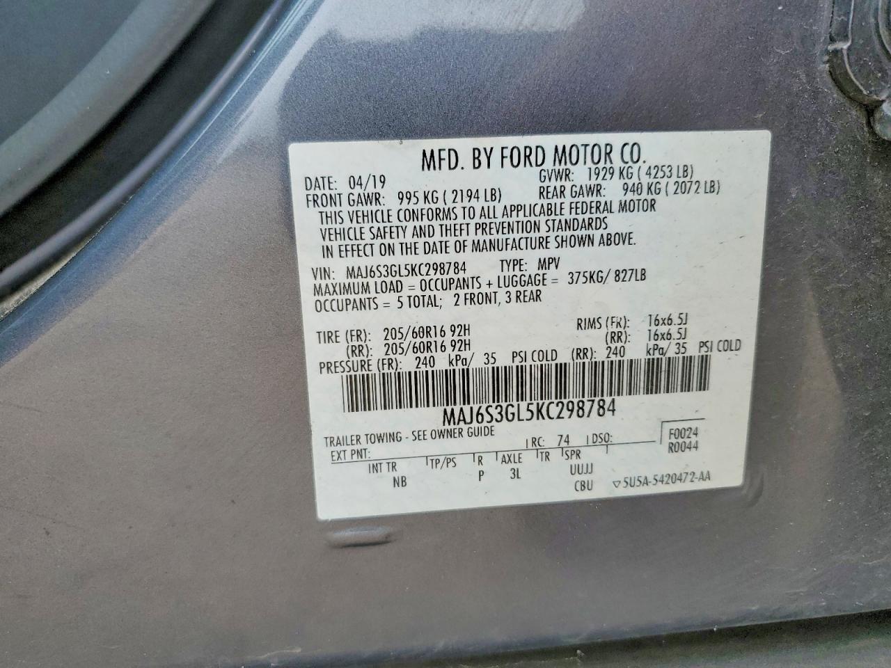 Ford EcoSport Se