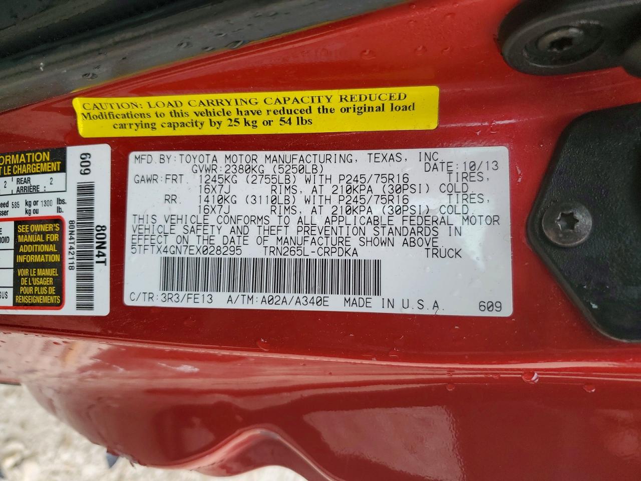 Toyota Tacoma Prerunner Access Cab