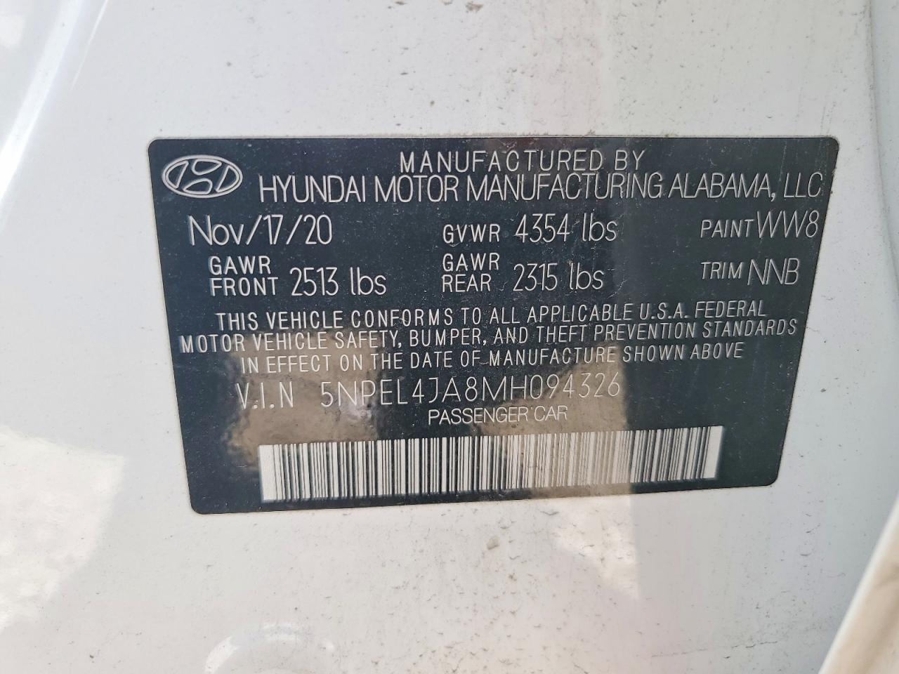 Hyundai SONATA Sel