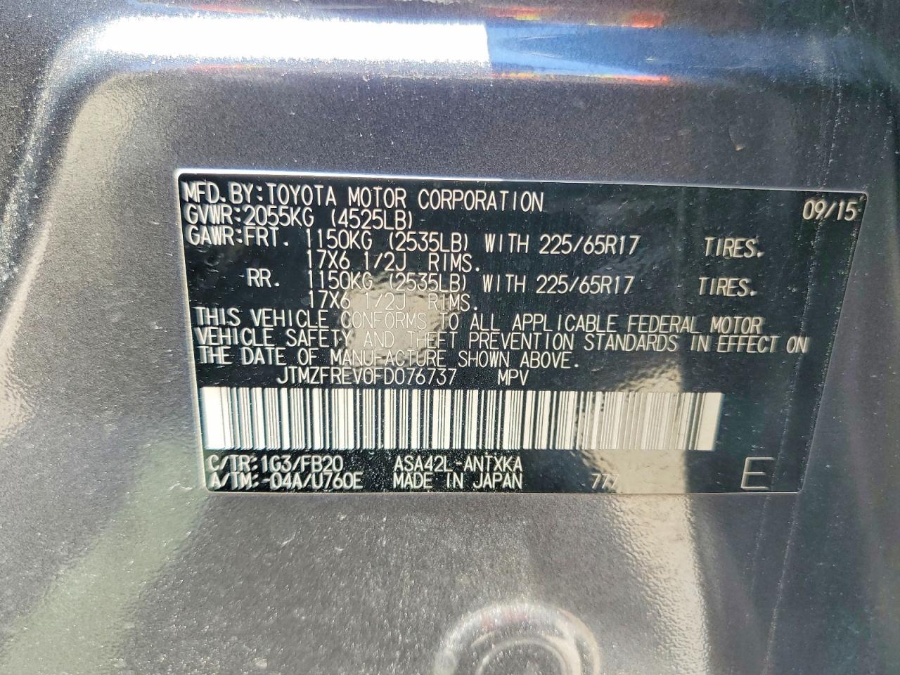 Toyota RAV4 Le