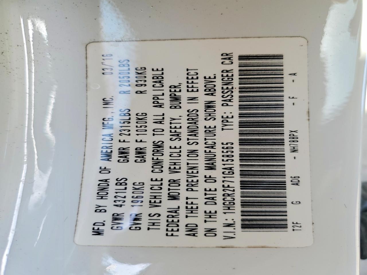 Honda Accord Ex