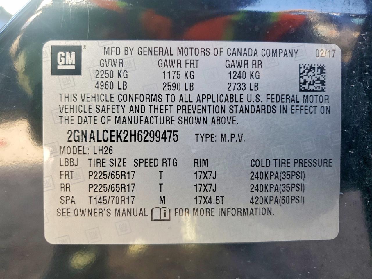 Chevrolet Equinox Lt