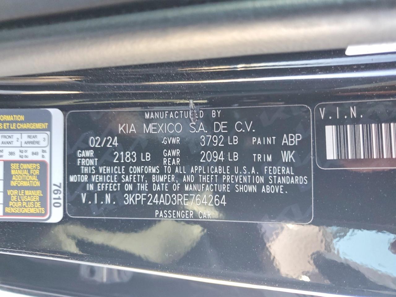 Kia Forte Lxs