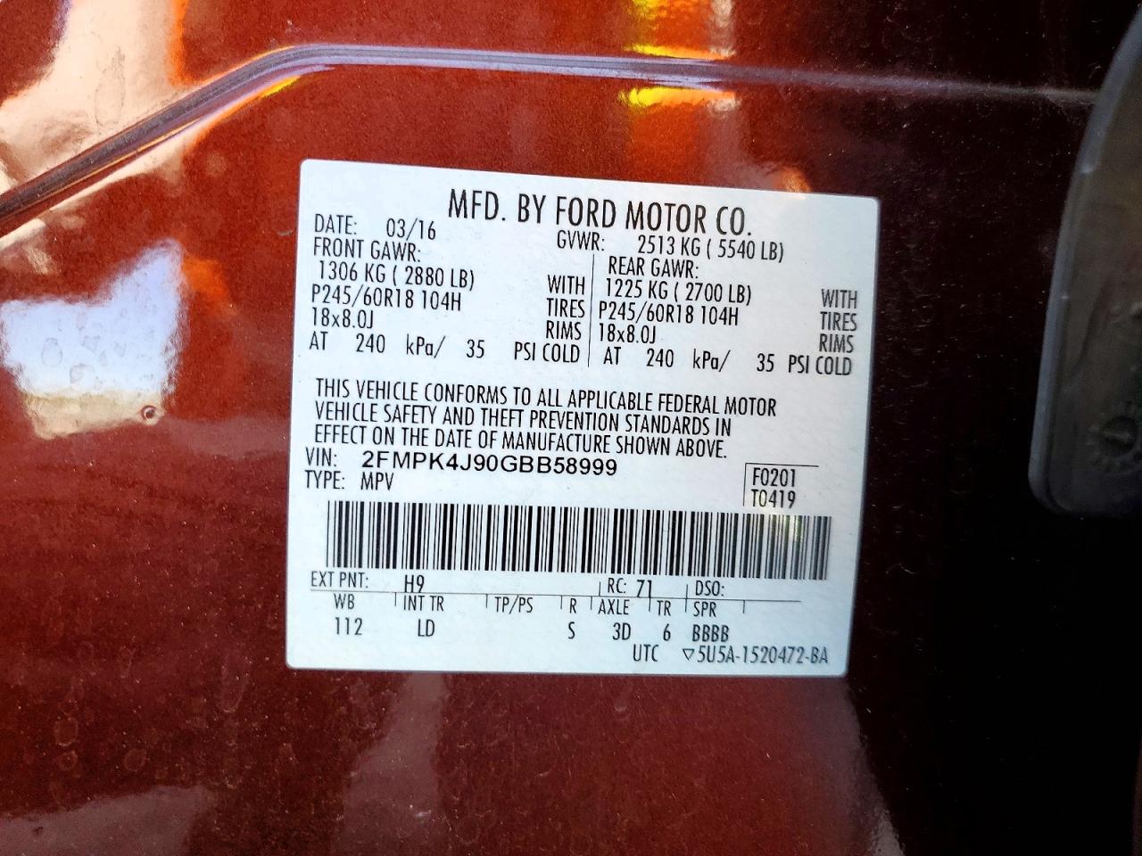 Ford Edge Sel