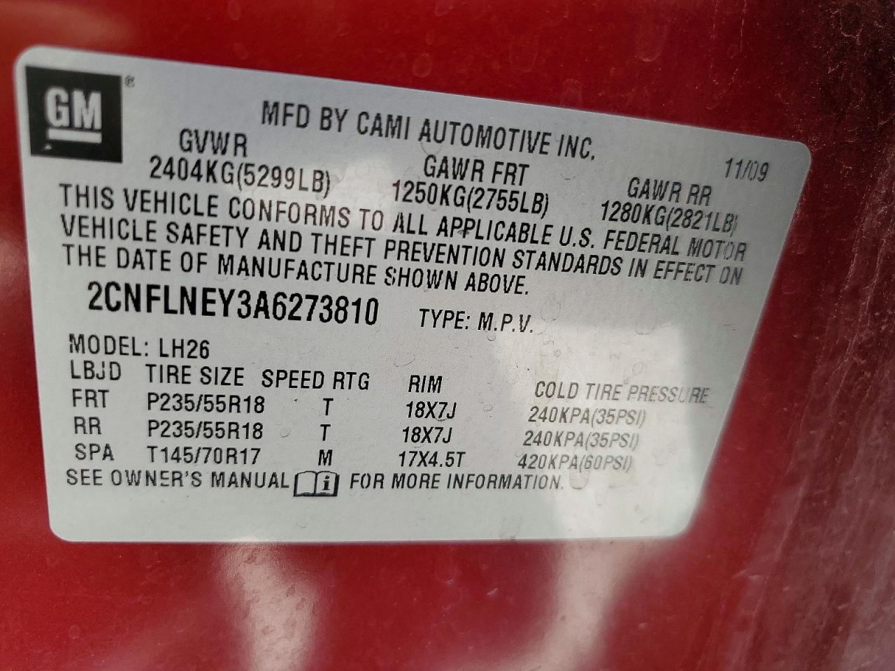 Chevrolet Equinox Lt
